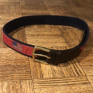 Vineyard Vines American Flag Belt